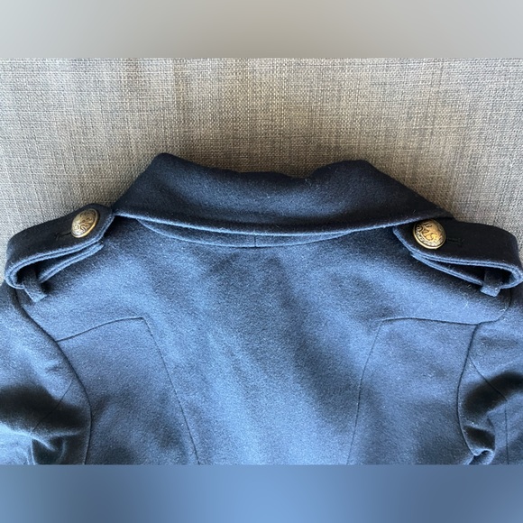 H&M Navy Wool-blend coat - Size 2 - Picture 5 of 7